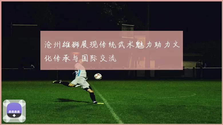 沧州雄狮展现传统武术魅力助力文化传承与国际交流